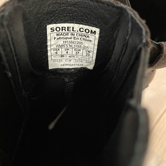 Sorel Joan Uptown Chelsea Bootie Boots in ‘Blackened Brown’ Size 6 - Picture 6 of 7